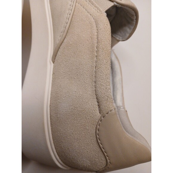 Naturalizer Sz 9 Marianne 2.0 Off White Slip-On Suede Leather Comfort Sneakers - Picture 10 of 16